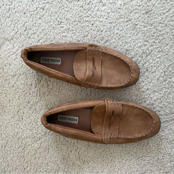 Steve Madden brown career wear loafers - Picture 2 of 10